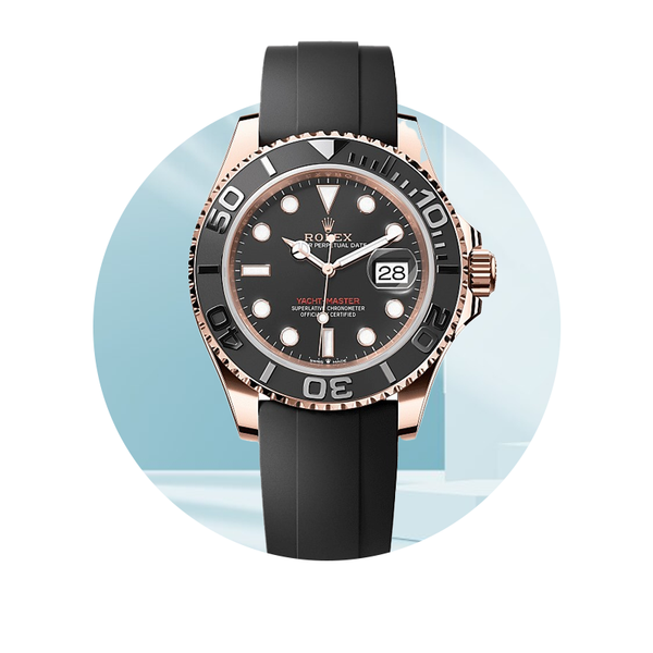 Yacht-Master Rose Gold With Black Dial