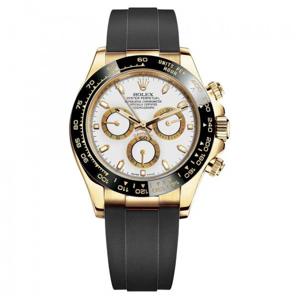 Daytona White & Gold Dial Multi Functional