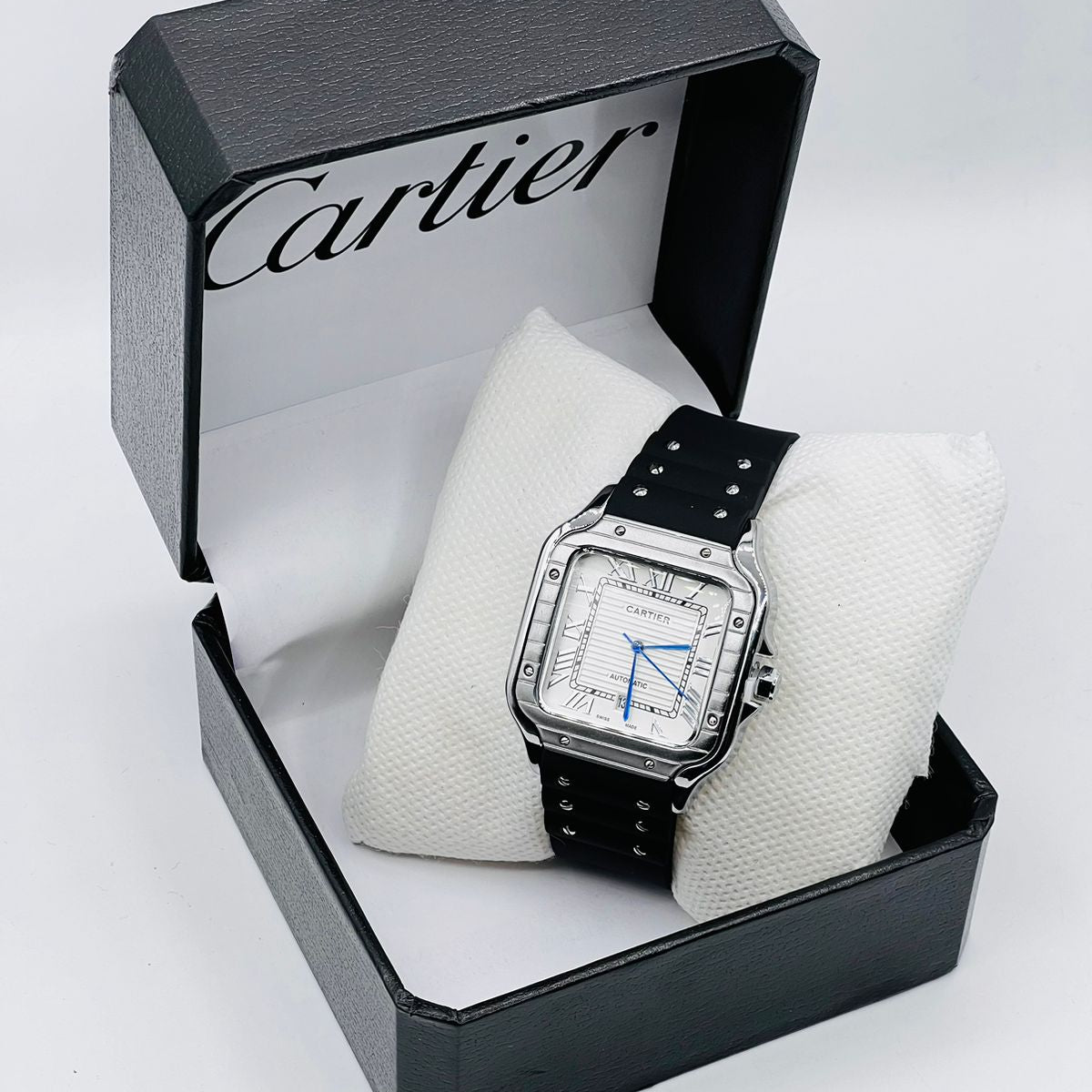 Cartier Santos Dumont | White & Silver