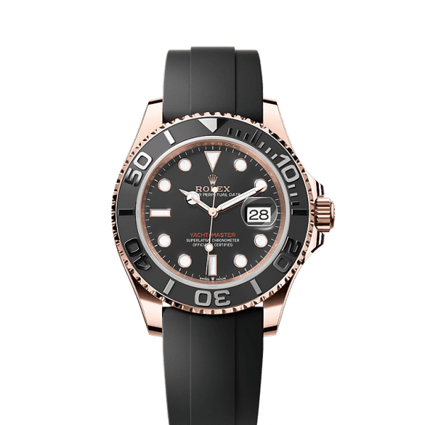 Yacht-Master Rose Gold With Black Dial